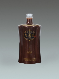 定制噴釉烤花瓶