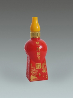 噴釉烤花瓶